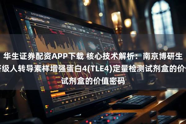 华生证券配资APP下载 核心技术解析：南京博研生物科研级人转导素样增强蛋白4(TLE4)定量检测试剂盒的价值密码