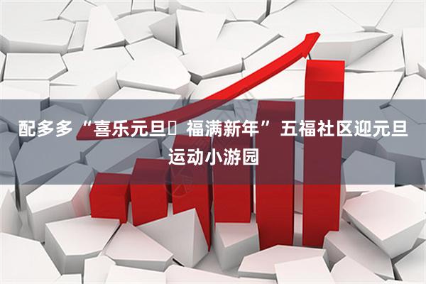 配多多 “喜乐元旦・福满新年” 五福社区迎元旦运动小游园