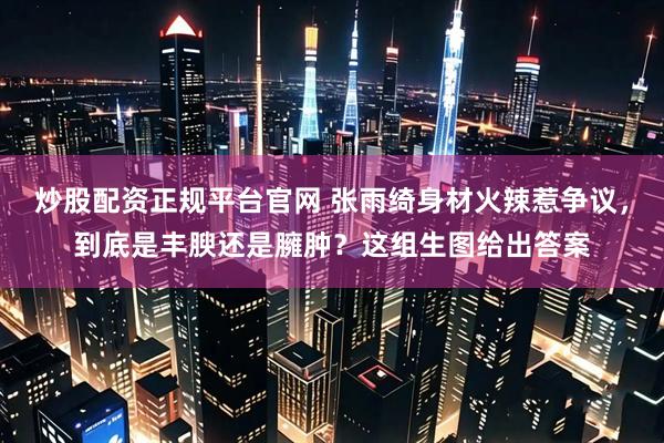 炒股配资正规平台官网 张雨绮身材火辣惹争议，到底是丰腴还是臃肿？这组生图给出答案